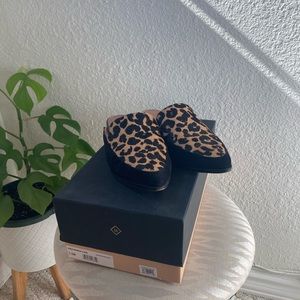 Halogen Leopard Mules size 7.5